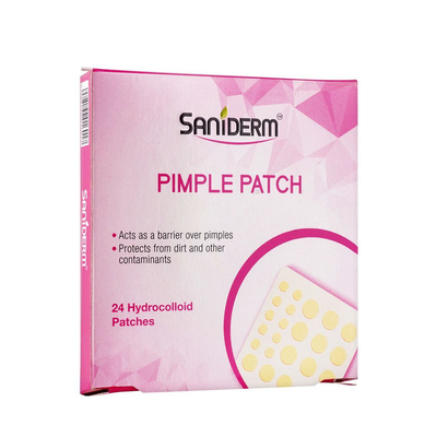 Saniderm Hygine Pimplepatch 24 Hydrocolloid Patches - Shams Shopping Centre Saniderm