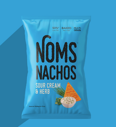 Noms Nachos Sour Cream & Herb Chips 32g - Shams Shopping Centre Noms