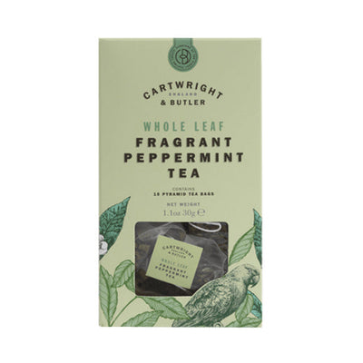 Cartwright & Butler Whole Leaf Fragrant Peppermint Tea 15 Tea Bags - Shams Shopping Centre Cartwright & Butler
