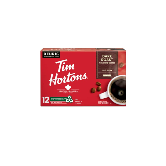 Tim Horton's K-Cup Dark Roast 12 Pods 126g – Shams Shopping Centre