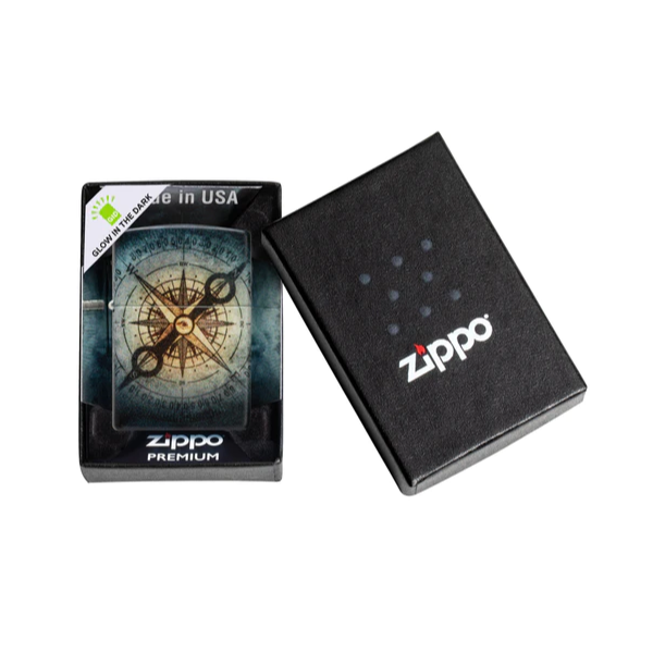 Zippo 48562 Compass Ghost Design
