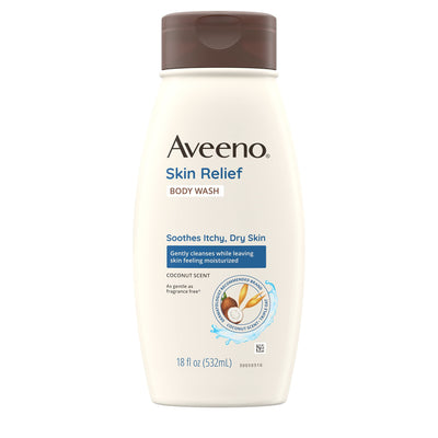Aveeno Skin Relief Body Wash Nourishing Coconut 532ml - Shams Shopping Centre Aveeno
