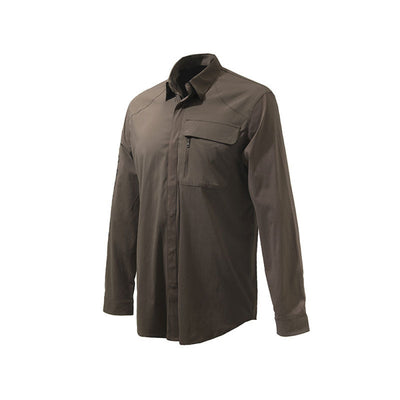 Beretta Strom Shirt Chocolate Brown XXL-LUO14T1937080XXXL - Shams Shopping Centre Beretta