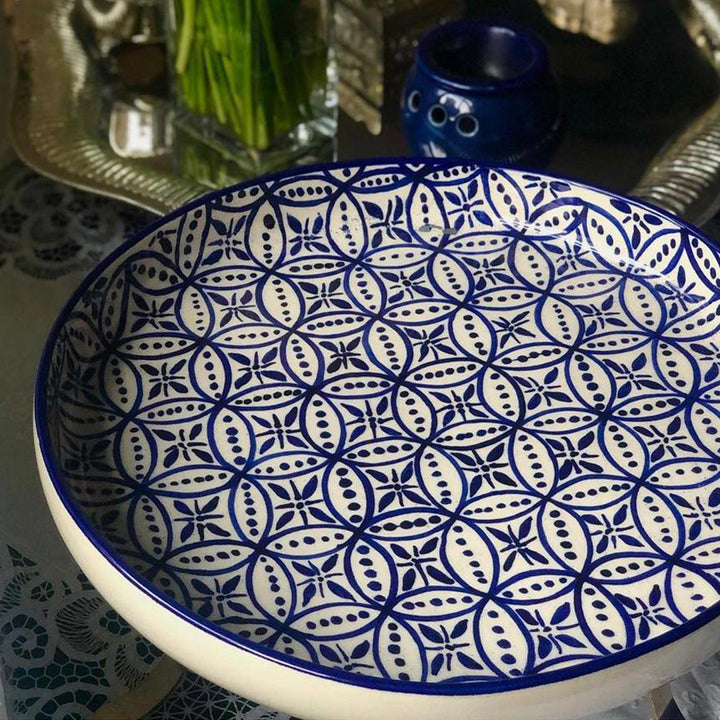 Tableware Dark Blue Hala 14" 00018