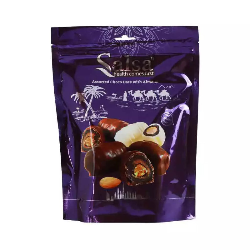Salsa Assorted Choco Date With Almond 500g