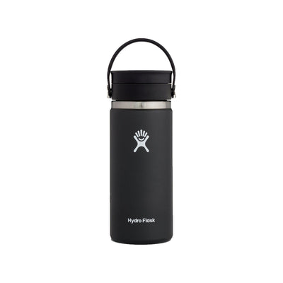 Hydro Flask 16oz Wide Mouth With Flex Sip Lid-Black - Shams Shopping Centre Hydro Flask