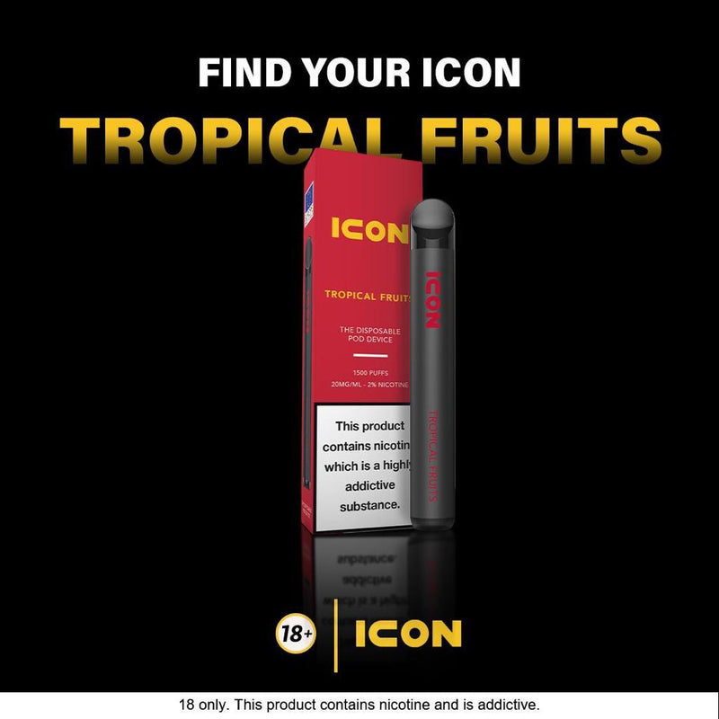 Icon Tropical Fruits Disposable Pod 1500 Puff