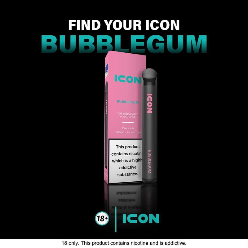 Icon Bubblegum Disposable Pod 1500 Puff