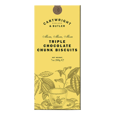 Cartwright & Butler Triple Chocolate Chunk Biscuits in Carton 200g - Shams Shopping Centre Cartwright & Butler