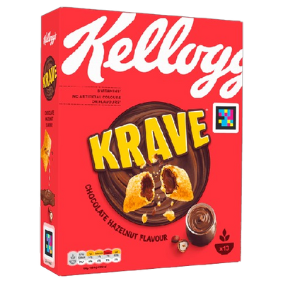 Kelloggs Krave Chocolate Hazelnut Flavour 410g - Shams Shopping Centre Kelloggs