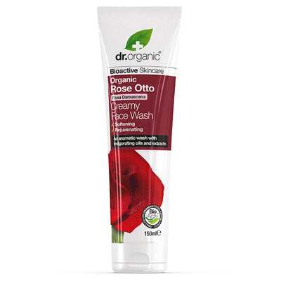 Dr.Organic Rose Otto Creamy Face Wash 150ml - Shams Shopping Centre Dr. Organic