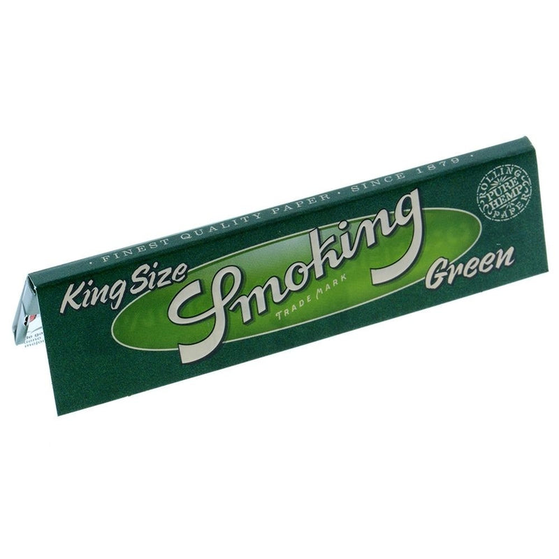 Smoking Kingsize Green Paper