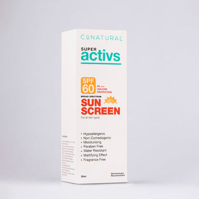 Conatural Super Actives SPF 60 Sun Screen 30ml - Shams Shopping Centre CoNatural