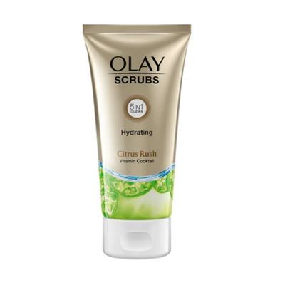 Olay Hydrating Citrus Rush 5 in 1 Scrubs 150ml - Shams Shopping Centre Olay