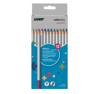 Lamy Colorplus Coloring Pencils Metallic 12 pcs Box LM2400987 - Shams Shopping Centre Lamy