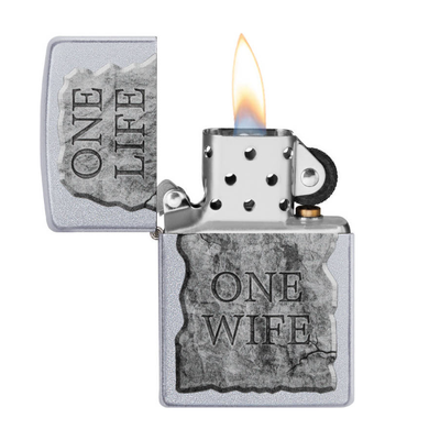 Zippo 205 412258 One Life One Wife Desi - Shams Shopping Centre Zippo