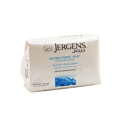 Jergnes Antibacterial Soap 125g - Shams Shopping Centre Jergens