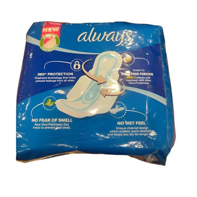 Always Maxi Thick Aloe Vera Freshness T5 10pcs - Shams Shopping Centre Always