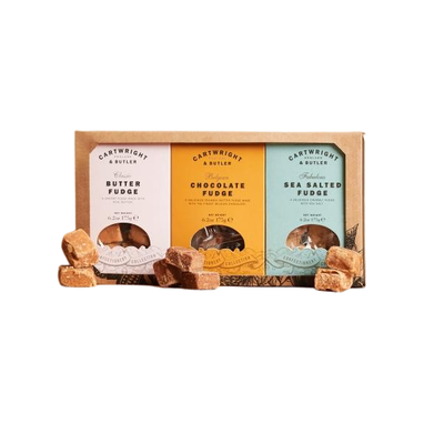 Cartwright & Butler Happy Birthday  Trio Of Fudge  3*175g - Shams Shopping Centre Cartwright & Butler