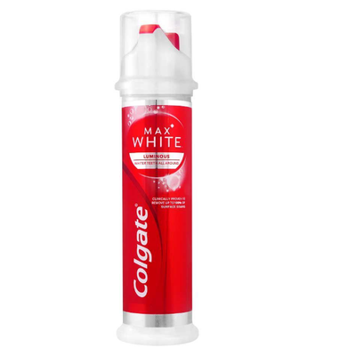 Colgate Max White T/P Pump 100ml - Shams Shopping Centre Colgate