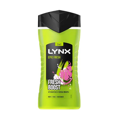 LYNX Epic Fresh Boost Body Wash 225ml - Shams Shopping Centre Lynx