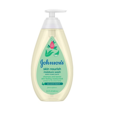 Johnson's Skin Nourish Moisture Aloe Scent & Vitamin E Body Wash 600ml - Shams Shopping Centre Johnsons