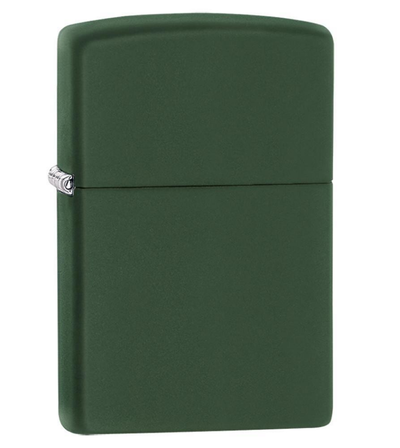 Zippo Lighter Reg Green Matte 221 - Shams Shopping Centre Zippo