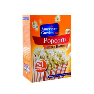 American Garden Popcorn Extra Butter 273g - Shams Shopping Centre American Garden