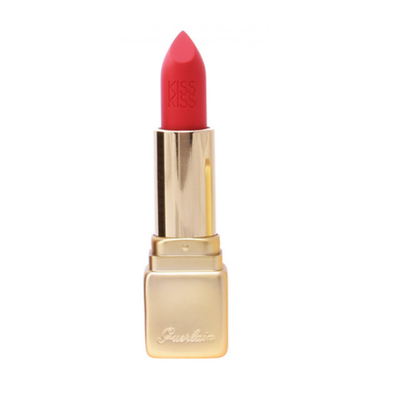 Guerlain Kisskiss Matte 348-Hot Coral 3.5g - Shams Shopping Centre Guerlain