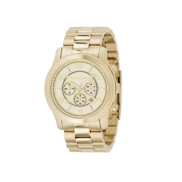 Michael Kors MK8077 Yellow Goldtone Bracelet Watch (WC) – Shams