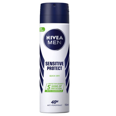 Nivea Men Sensitive Protect Body Spray 150ml - Shams Shopping Centre Nivea