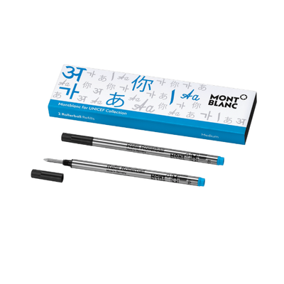 Montblanc Rollerball Refill 2p-Blue - Shams Shopping Centre Mont Blanc