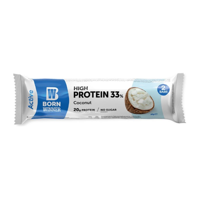 Active BW Coconut Protein Bar 60g - Shams Shopping Centre Born Winner