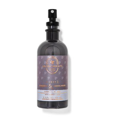 BBW Aromatherapy Cinnamon & Sandalwood Essential Oil Mist 156ml - Shams Shopping Centre Bath & Body Works