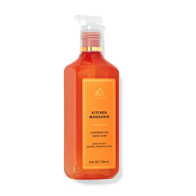 BBW White Barn Kitchen Mandarin Cleansing Gel Hand Soap 236ml - Shams Shopping Centre Bath & Body Works