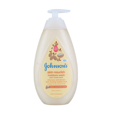 Johnson's Skin Nourish Moisture Shea & Cocoa Butter Body Wash 600ml - Shams Shopping Centre Johnsons
