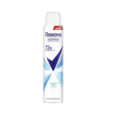 Rexona Cotton Dry Body Spray 200ml - Shams Shopping Centre Rexona