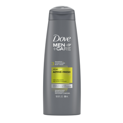 Dove Men +Care Sport Care Active Fresh Shampoo 355ml - Shams Shopping Centre Dove