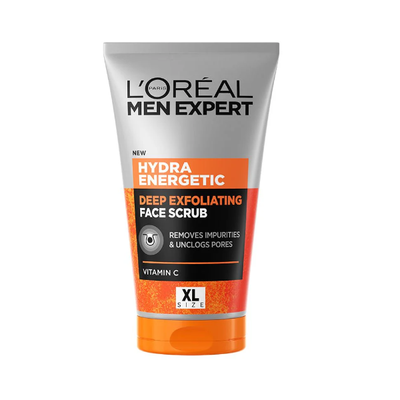Loreal Men Expert Hydra Energetic Deep Exfoliating Face Scrub 150ml - Shams Shopping Centre Loreal