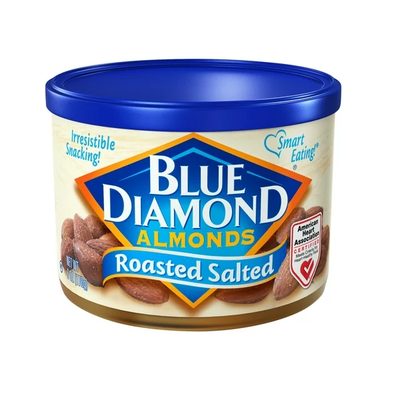 Blue Diamond Almonds Roasted Salted 170g - Shams Shopping Centre Blue Diamond
