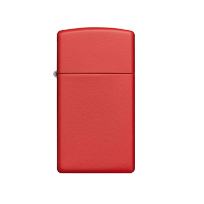 Zippo Lighter Slim Red Matte 1633 - Shams Shopping Centre Zippo