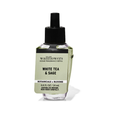 BBW White Tea & Sage Wallflowers Fragrance Refill 24ml - Shams Shopping Centre Bath & Body Works