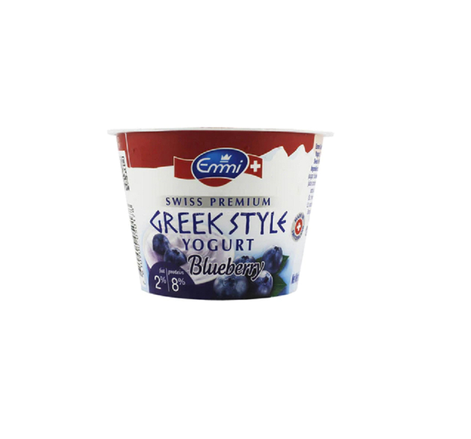 Emmi Swiss Premium Greek Style BlueBerry Snack Yougurt 150g