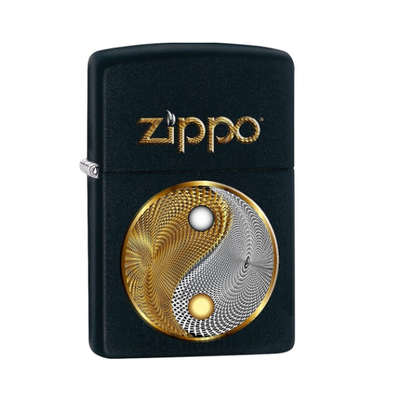 Zippo 218 404586 Reg Black Matte Abs - Shams Shopping Centre Zippo
