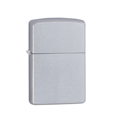 Zippo 205 181401 Reg Satin Chrome Zip - Shams Shopping Centre Zippo