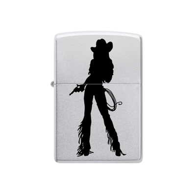 Zippo 205 402634 Silhouette Cowgirl - Shams Shopping Centre Zippo