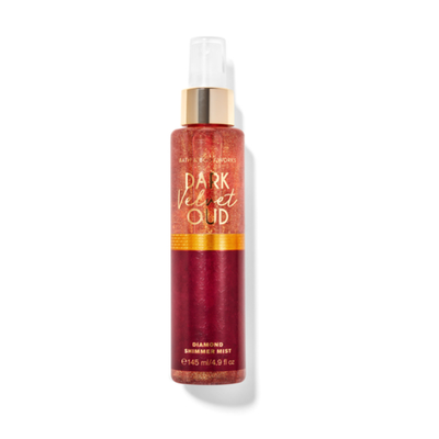 BBW Dark Velvet Oud Diamond Shimmer Body Mist 145ml - Shams Shopping Centre Bath & Body Works
