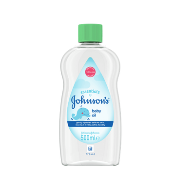 Johnson's Essential Baby Oil 500ml - Shams Shopping Centre Johnsons