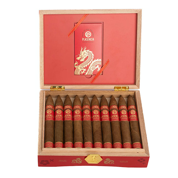 Plasencia Year of The Dragon 10 Cigar Box  (Full Box)