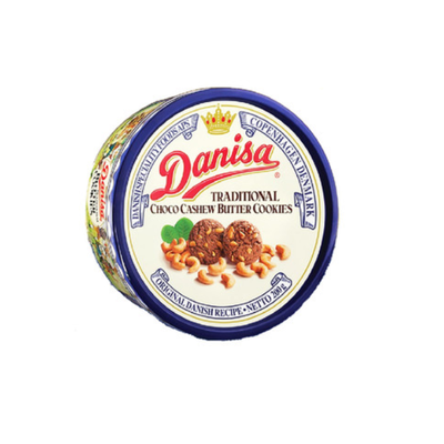 Danisa Traditional Choco Cashew Butter Cookies 200g - Shams Shopping Centre Danisa